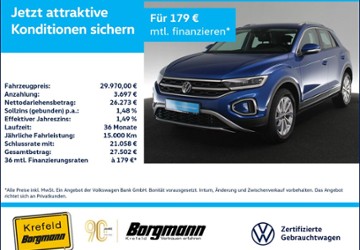 VW T-Roc 8.706 km 29.390 &euro; Krefeld 47803